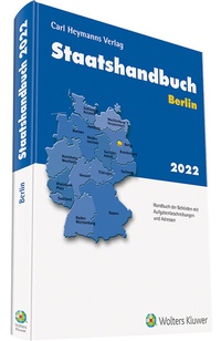 Abbildung von: Staatshandbuch Berlin  - Carl Heymanns Verlag