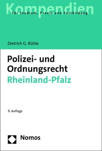 Abbildung von: Polizei- und Ordnungsrecht Rheinland-Pfalz - Nomos