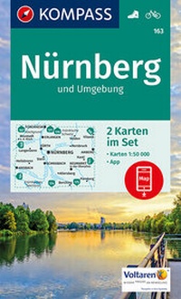 Abbildung von: KOMPASS Wanderkarte Nürnberg und Umgebung - KOMPASS-Karten