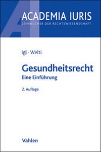 Abbildung von: Gesundheitsrecht - Vahlen