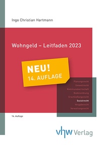 Abbildung von: Wohngeld-Leitfaden 2023 - vhw - Verlag Dienstleistung