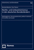 Cover: Rechts- und Linksextremismus in den deutschen Bundesl&auml;ndern - Nomos