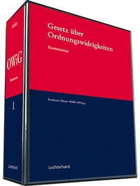 Enlarge image Cover: Gesetz über Ordnungswidrigkeiten (OWIG) - Luchterhand