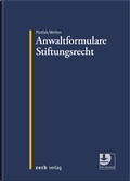 Cover: Anwaltformulare Stiftungsrecht - Zerb