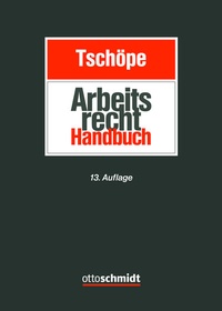 Abbildung von: Arbeitsrecht Handbuch - Otto Schmidt Verlag