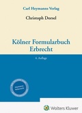 Bild: Kölner Formularbuch Erbrecht - Carl Heymanns Verlag