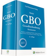 Abbildung von: GBO - Grundbuchordnung - Carl Heymanns Verlag