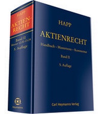 Abbildung von: Aktienrecht - Band II - Carl Heymanns Verlag
