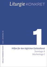 Abbildung von: Liturgie konkret - Verlag Friedrich Pustet