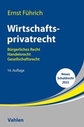 Cover: Wirtschaftsprivatrecht - Vahlen