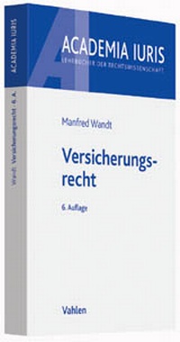 Abbildung von: Versicherungsrecht - Vahlen