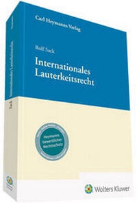 Abbildung von: Internationales Lauterkeitsrecht - Carl Heymanns Verlag
