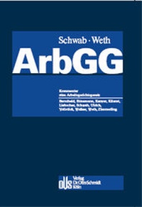 Abbildung von: Kommentar zum Arbeitsgerichtsgesetz - Otto Schmidt Verlag