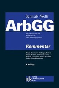 Abbildung von: Arbeitsgerichtsgesetz: ArbGG - Otto Schmidt Verlag