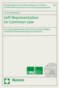 Cover: Self-Representation im Common Law - Nomos