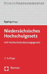Abbildung von: Niedersächsisches Hochschulgesetz - Nomos