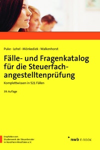Abbildung von: Fälle- und Fragenkatalog für die Steuerfachangestelltenprüfung - NWB