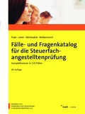 Cover: F&auml;lle- und Fragenkatalog f&uuml;r die Steuerfachangestelltenpr&uuml;fung - NWB