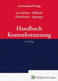 Enlarge image Cover: Handbuch Kostenfestsetzung - Luchterhand