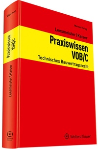 Abbildung von: Praxiswissen VOB/C - Werner