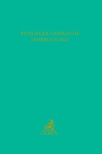 Abbildung von: Bitburger Gespräche Jahrbuch 2022 - C.H.BECK