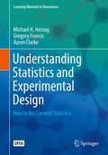 Cover: Understanding Statistics and Experimental Design - Springer