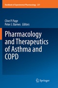 Cover: Pharmacology and Therapeutics of Asthma and COPD - Springer