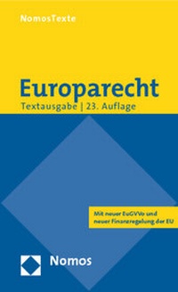 Bild vergrößern Bild: Europarecht - Nomos