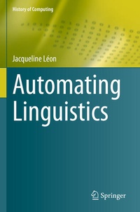 Enlarge image Cover: Automating Linguistics - Springer