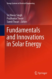 Enlarge image Cover: Fundamentals and Innovations in Solar Energy - Springer