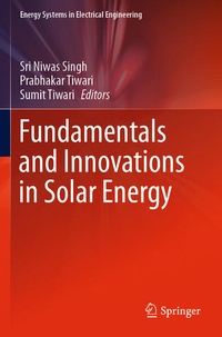 Enlarge image Cover: Fundamentals and Innovations in Solar Energy - Springer