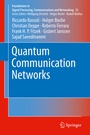 Cover: Quantum Communication Networks - Springer