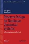 Cover: Observer Design for Nonlinear Dynamical Systems - Springer