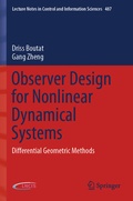Cover: Observer Design for Nonlinear Dynamical Systems - Springer