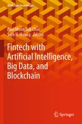 Cover: Fintech with Artificial Intelligence, Big Data, and Blockchain - Springer