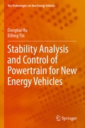 Cover: Stability Analysis and Control of Powertrain for New Energy Vehicles - Springer