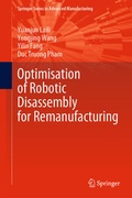 Cover: Optimisation of Robotic Disassembly for Remanufacturing - Springer