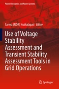 Cover: Use of Voltage Stability Assessment and Transient Stability Assessment Tools in Grid Operations - Springer