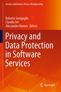Cover: Privacy and Data Protection in Software Services - Springer