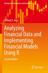 Enlarge image Cover: Analyzing Financial Data and Implementing Financial Models Using R - Springer