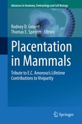 Cover: Placentation in Mammals - Springer