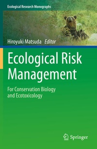 Enlarge image Cover: Ecological Risk Management - Springer