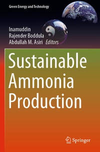 Abbildung von: Sustainable Ammonia Production - Springer
