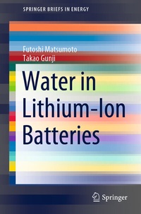 Abbildung von: Water in Lithium-Ion Batteries - Springer
