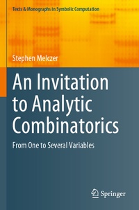 Enlarge image Cover: An Invitation to Analytic Combinatorics - Springer