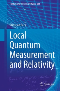 Enlarge image Cover: Local Quantum Measurement and Relativity - Springer