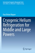Cover: Cryogenic Helium Refrigeration for Middle and Large Powers - Springer