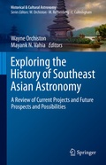 Cover: Exploring the History of Southeast Asian Astronomy - Springer
