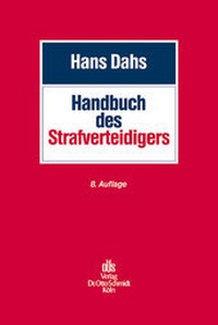 Enlarge image Cover: Handbuch des Strafverteidigers - Otto Schmidt Verlag