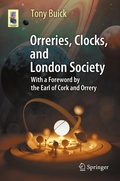 Cover: Orreries, Clocks, and London Society - Springer